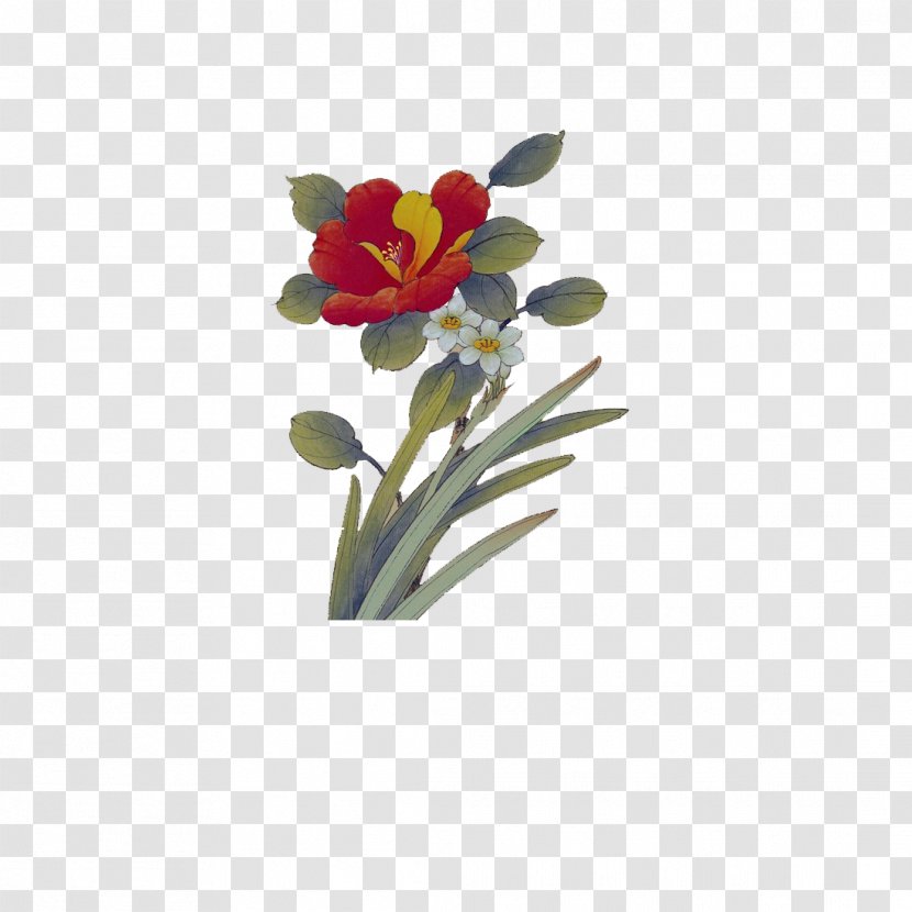 Floral Design Flowerpot Cut Flowers Artificial Flower - Family - A Bouquet Of Transparent PNG
