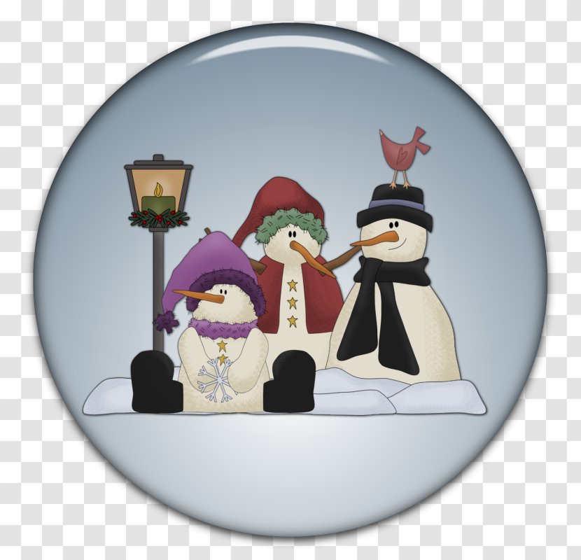 Winter Snowman Animation - Ecard - Decoration Round Transparent PNG