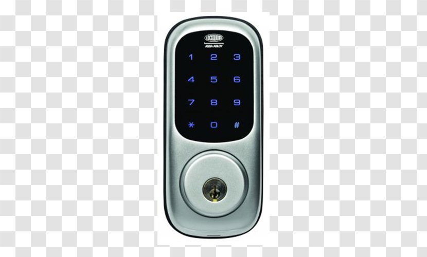 Electronic Lock Dead Bolt Door Lockset - Hardware Accessory Transparent PNG