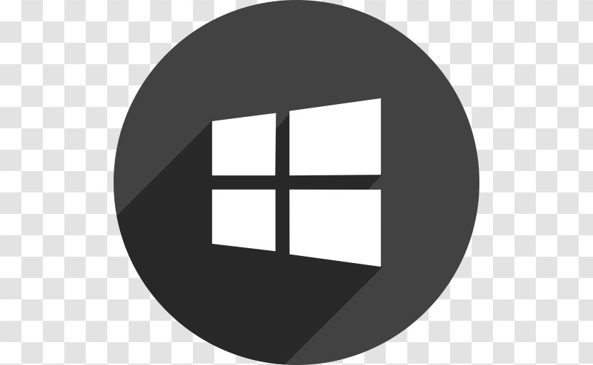 Windows 10 House Symbol Clip Art - Black And White Transparent PNG
