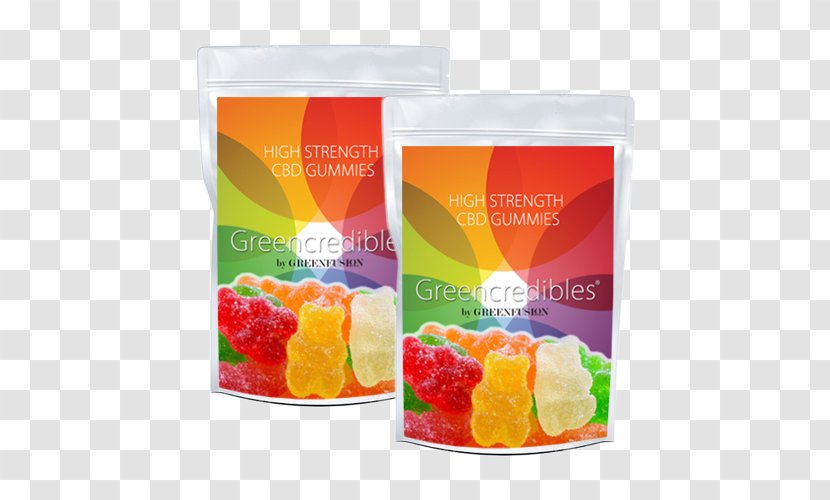 Gummy Bear Cannabidiol Gummi Candy Hemp Tetrahydrocannabinol - Cannabis Transparent PNG