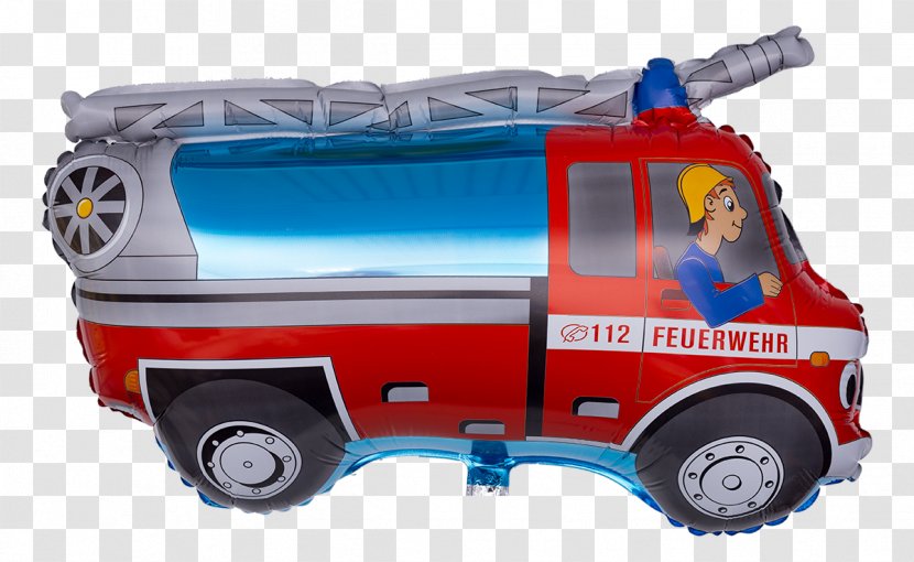 Fire Engine Ballonvielfalt Department Toy Balloon Car Transparent PNG