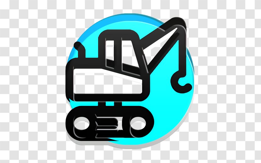 Construction Icon - Aqua - Vehicle Electric Blue Transparent PNG