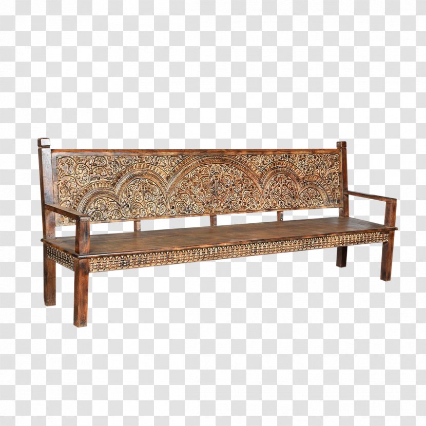 Bench Seat Entryway Couch Furniture - Solid Wood - Wooden Benches Transparent PNG
