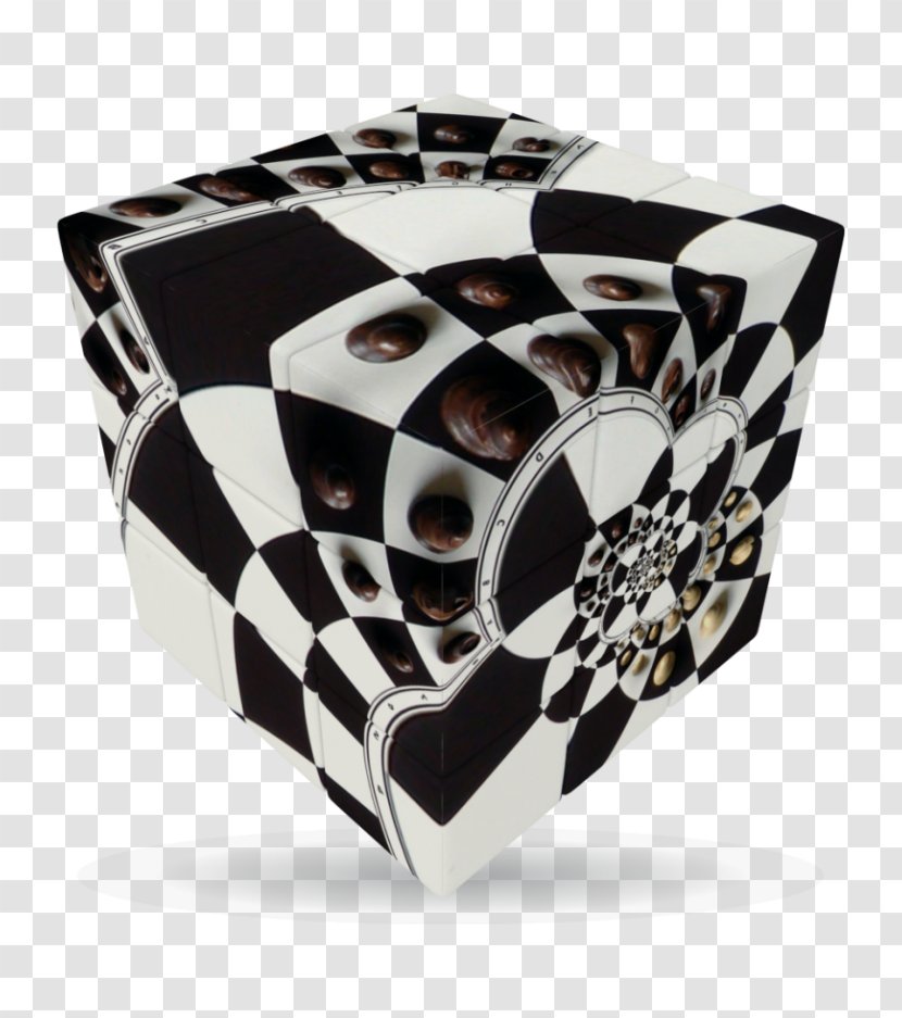 Chessboard V-Cube 7 Rubik's Cube - Game - Chess Transparent PNG