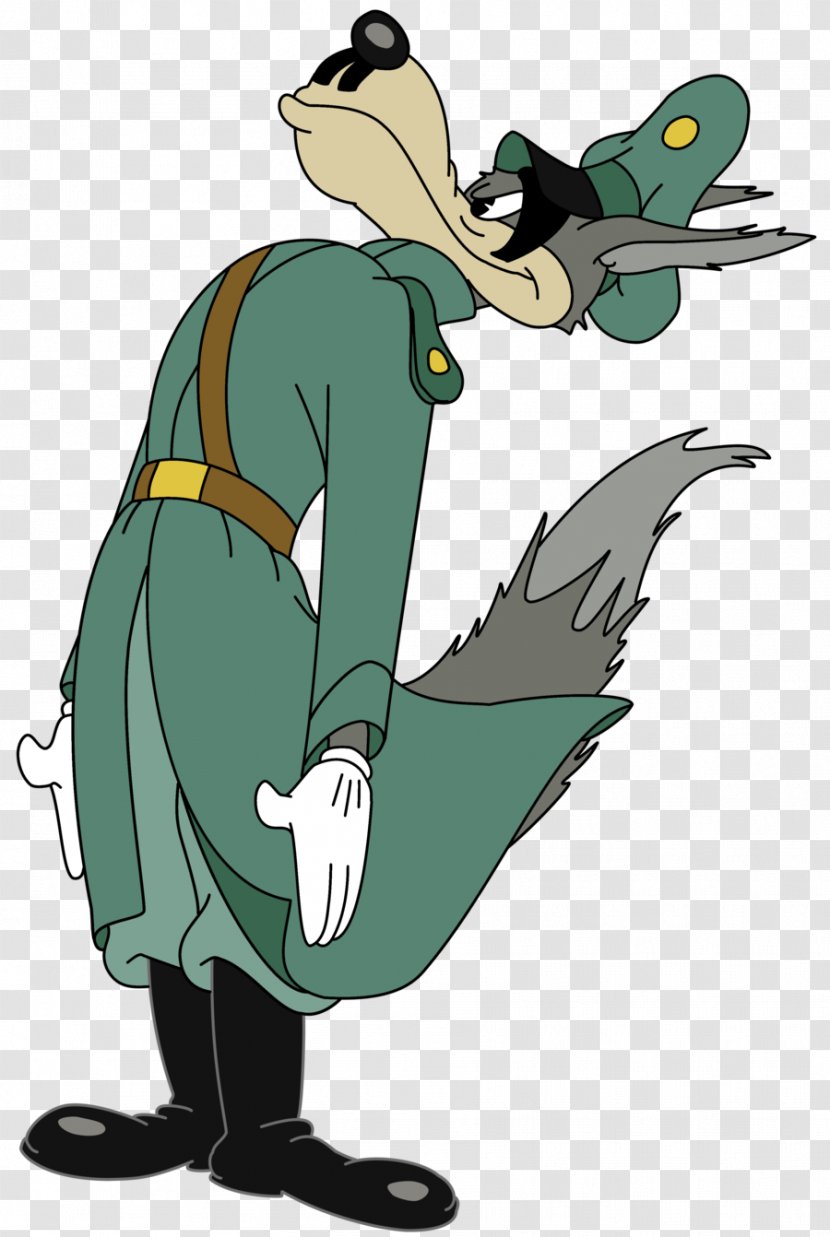Droopy Animated Cartoon Gray Wolf - Big Bad Transparent PNG