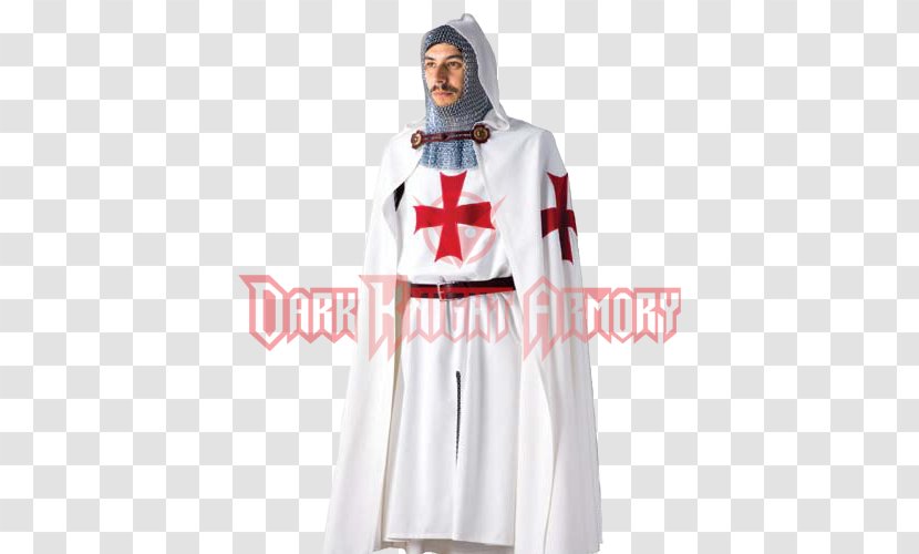 Robe Crusades Middle Ages Knights Templar - Sleeve - Knight Transparent PNG