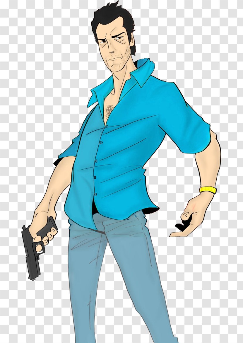 Grand Theft Auto: Vice City Tommy Vercetti Video Game - Character - Outerwear Transparent PNG