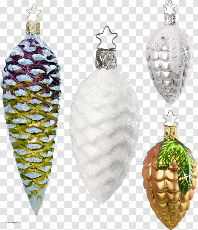 Christmas Ornament Conifer Cone Pine Clip Art - Toy Transparent PNG