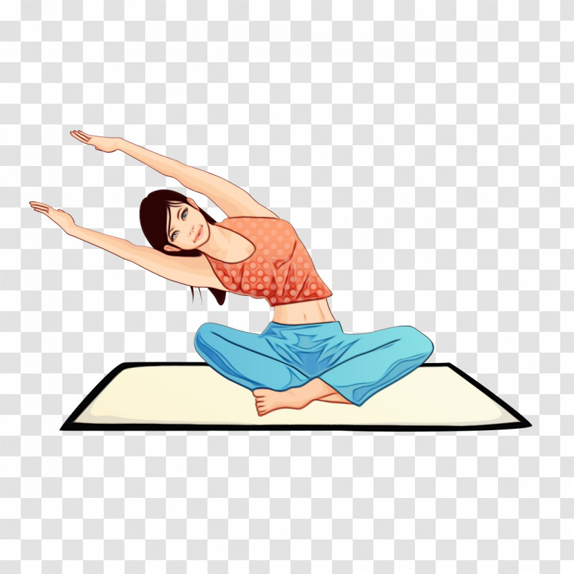 Physical Fitness Yoga Mat Mat Arm Joint Transparent PNG