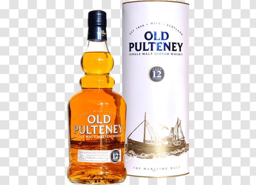 Old Pulteney Distillery Whiskey Single Malt Whisky Scotch - Royal Brackla - Classic Bourbon Cocktails Transparent PNG