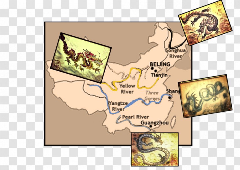 Chinese Dragon River Legend Yangtze Transparent PNG