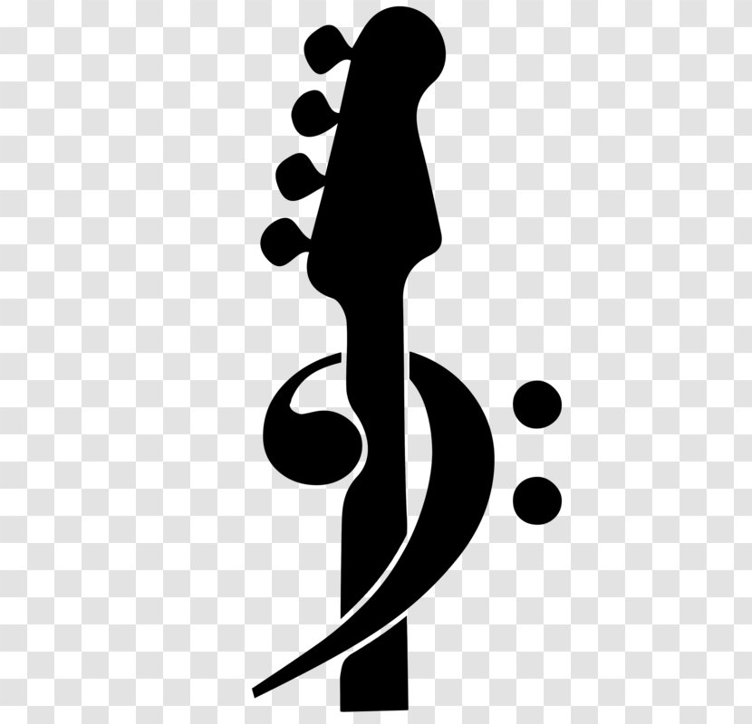 Clef Bass Guitar Treble - Cartoon Transparent PNG