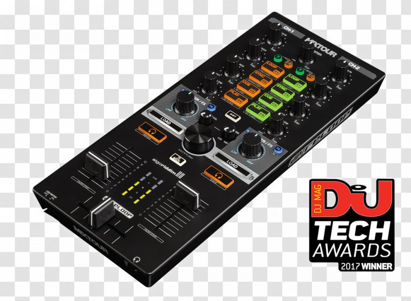 Laptop Djay DJ Controller Mixer Reloop Mixtour - Electronic Instrument Transparent PNG
