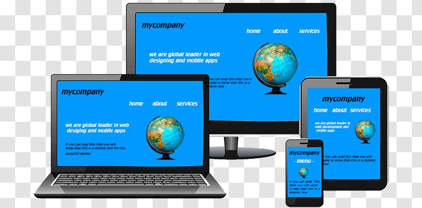 Responsive Web Design Digital Marketing Internet - Goderich Tech Services Transparent PNG