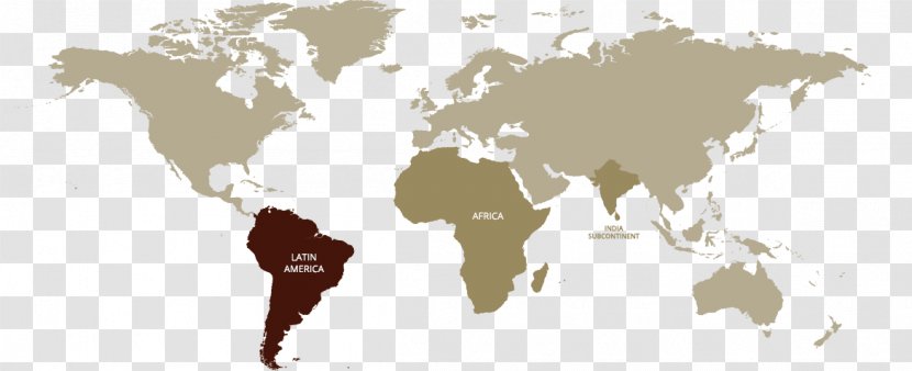 World Map Globe - Latin America Transparent PNG