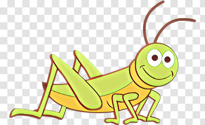 Insect Grasshopper Cartoon Cricket-like Animal Figure - Cricketlike Transparent PNG