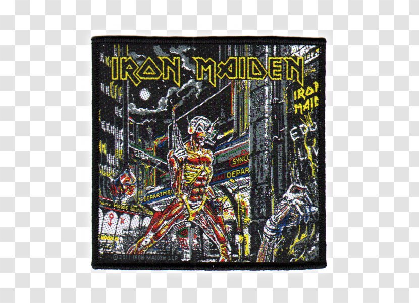 Somewhere In Time Iron Maiden Back Cover Art Album - Number Of The Beast Transparent PNG
