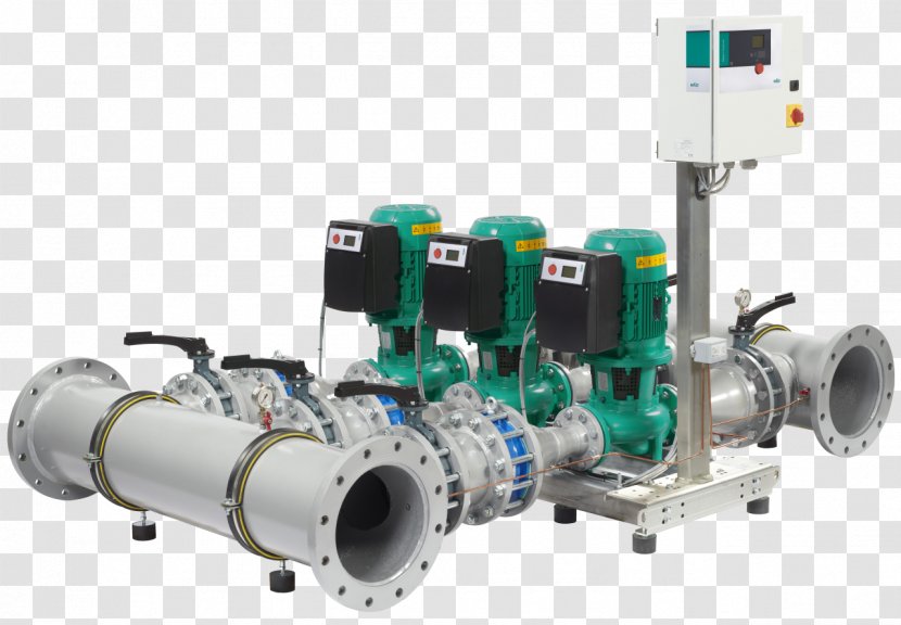 Pumping Station WILO Group Electric Motor - Centrifugal Pump Transparent PNG
