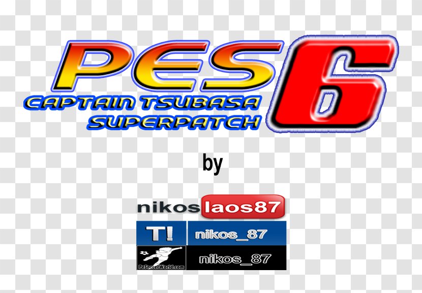 Pro Evolution Soccer 6 Captain Tsubasa Logo Brand Game - Cartoon Transparent PNG