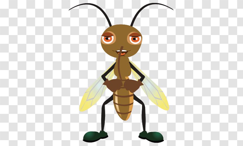 Insect Ant Mosquito Butterfly Bee - Cartoon Ants Transparent PNG