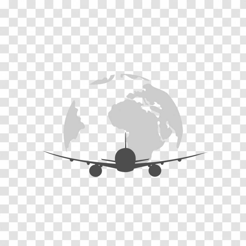 Airplane Aircraft Logo ICON A5 - Royaltyfree Transparent PNG