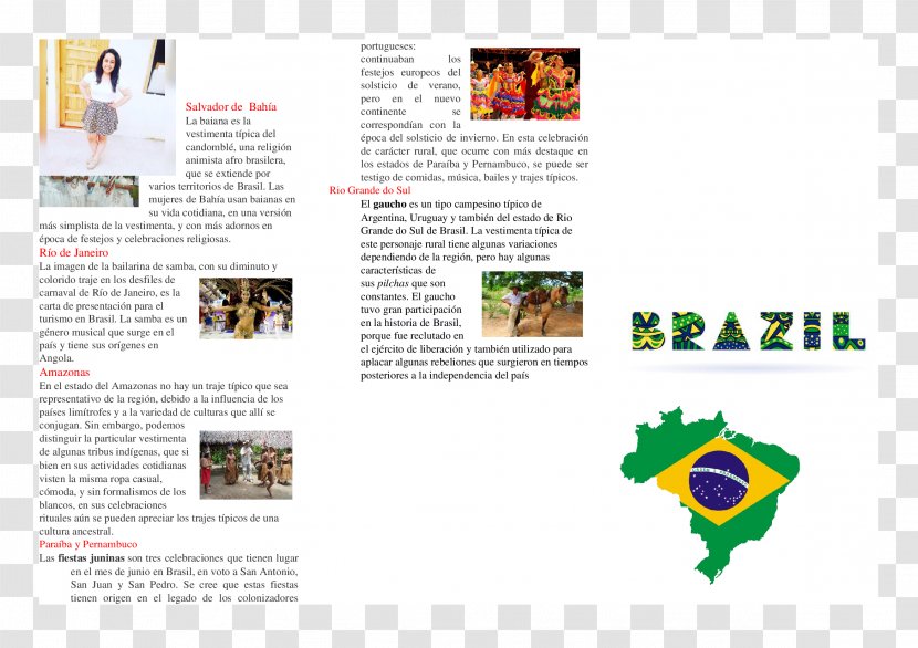 Tríptic Brochure Salvador - Afro - Presentation Transparent PNG