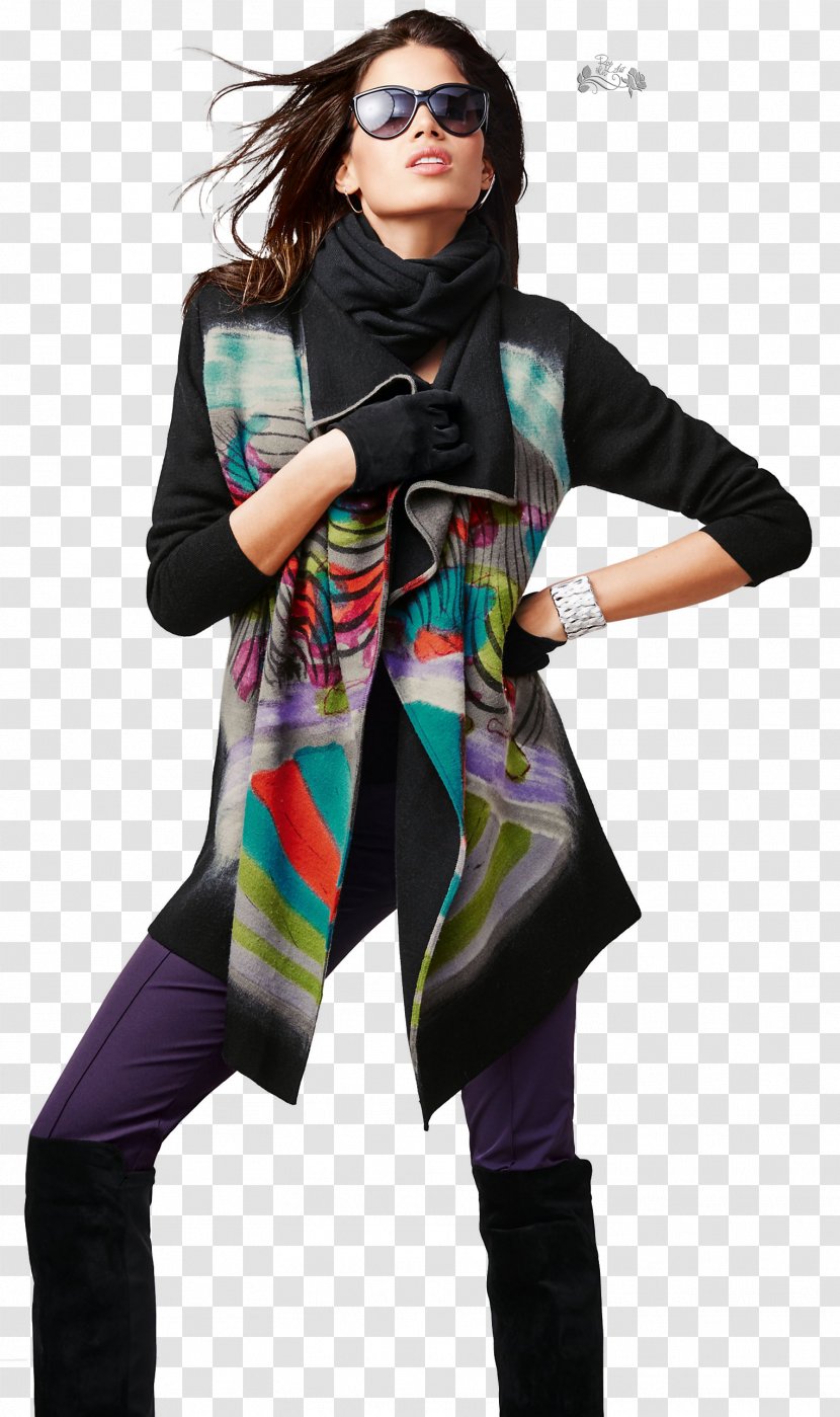 Fashion Scarf Outerwear Stole - Clothing Transparent PNG