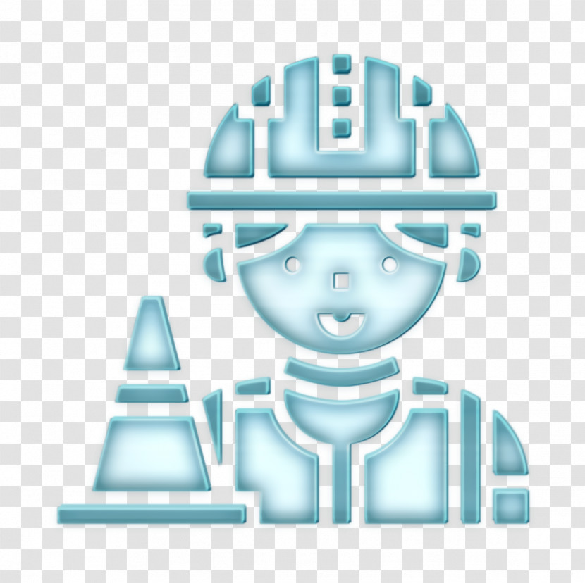 Builder Icon Construction Worker Icon Traffic Cone Icon Transparent PNG