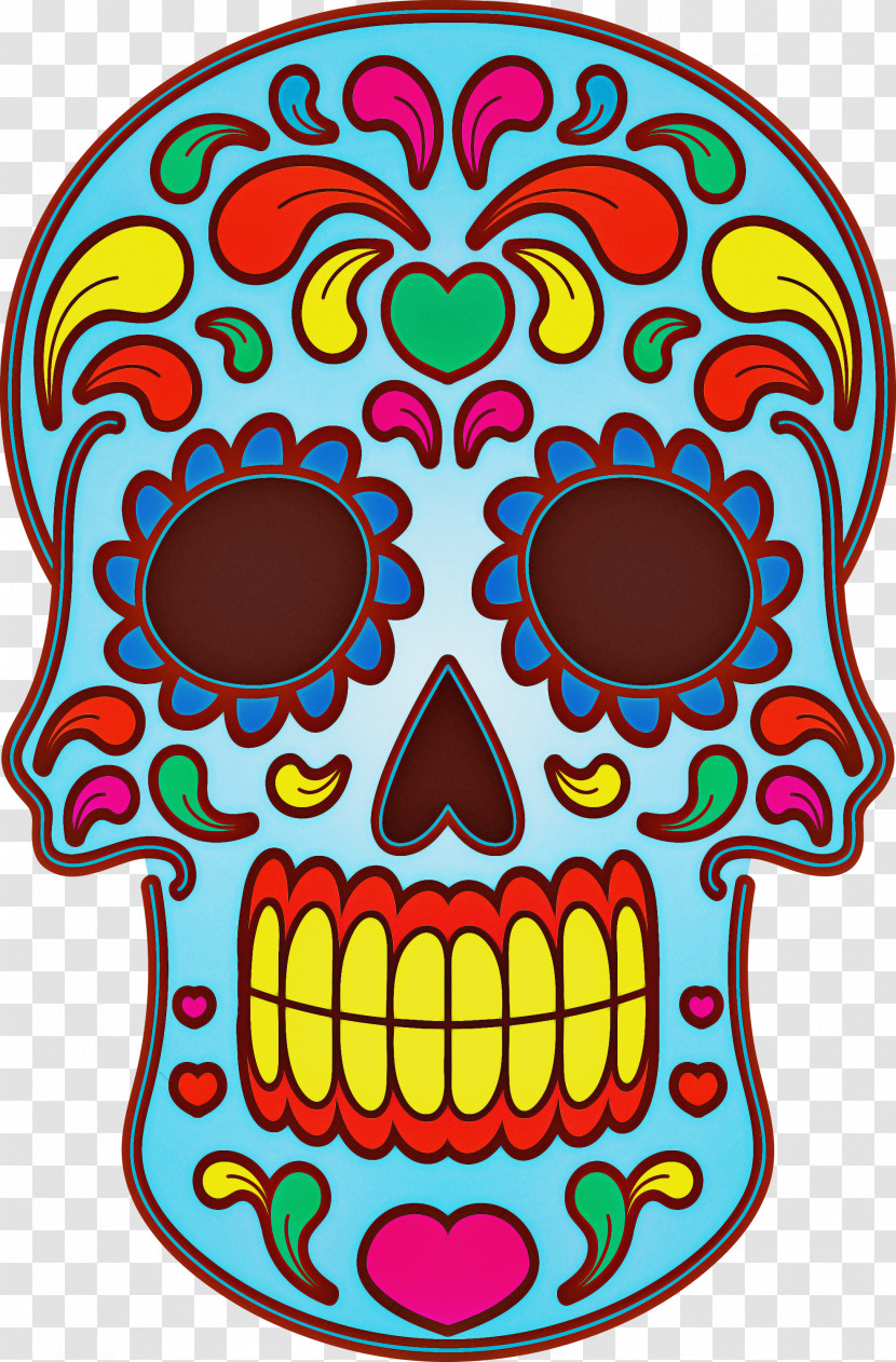 Day Of The Dead Día De Muertos Skull Transparent PNG