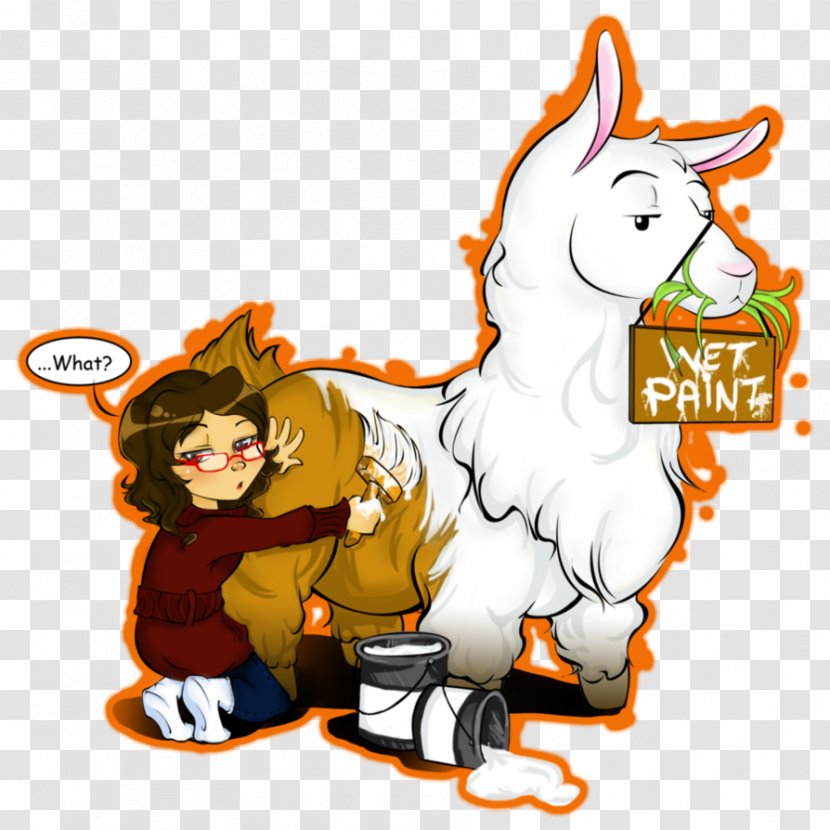 Drawing Llama Fan Art - Digital - Cute Transparent PNG