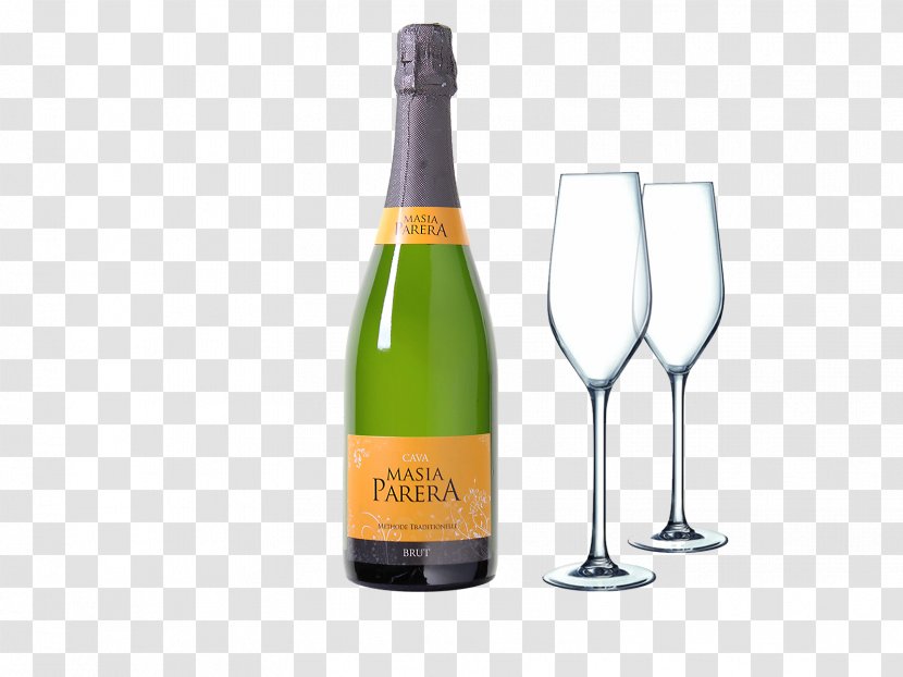 Champagne Sparkling Wine Cava DO Prosecco - Bottle Transparent PNG