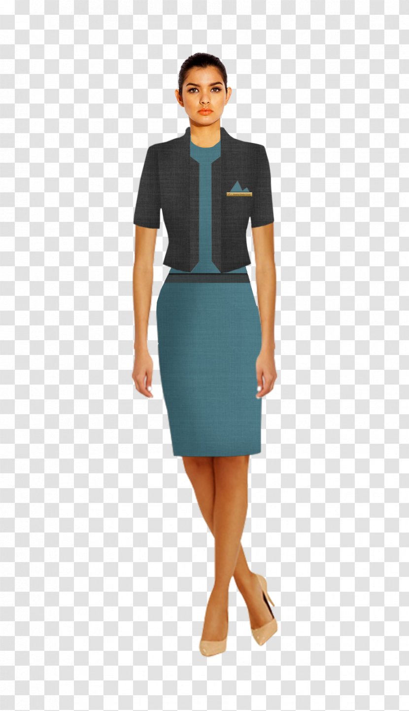 Guest Relations Receptionist Uniform Clothing - Dress Transparent PNG