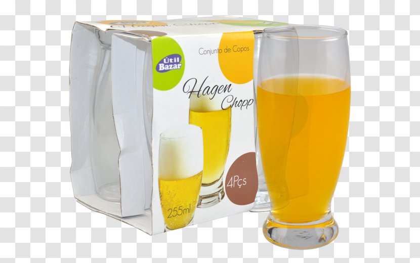 Orange Drink Beer Glasses Cup Stemware - Casa Freitas Transparent PNG