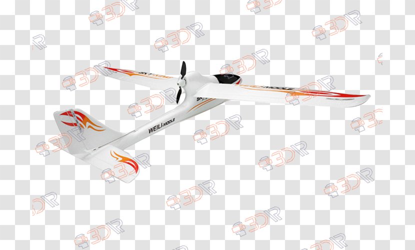 Glider Airplane Fixed-wing Aircraft Radio-controlled - Model Transparent PNG