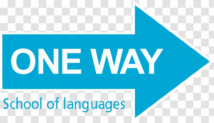 One Way, School And English Language In Salamanca. Logo Brand Product Design - Text - Way Transparent PNG