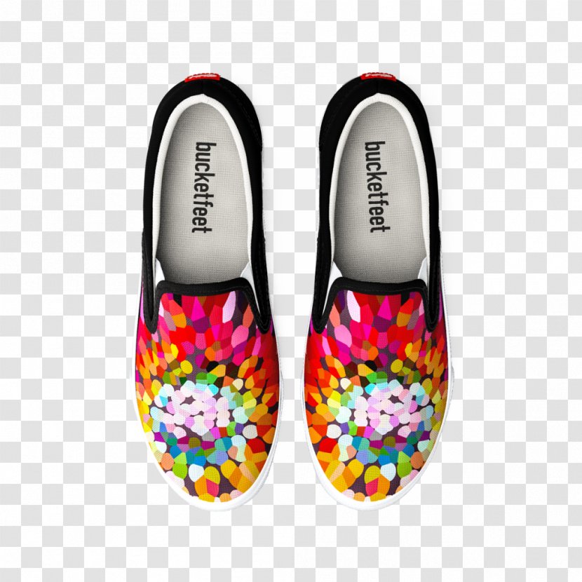 Slipper Slip-on Shoe Clothing Vans - Rainbow KD Shoes High Tops Transparent PNG