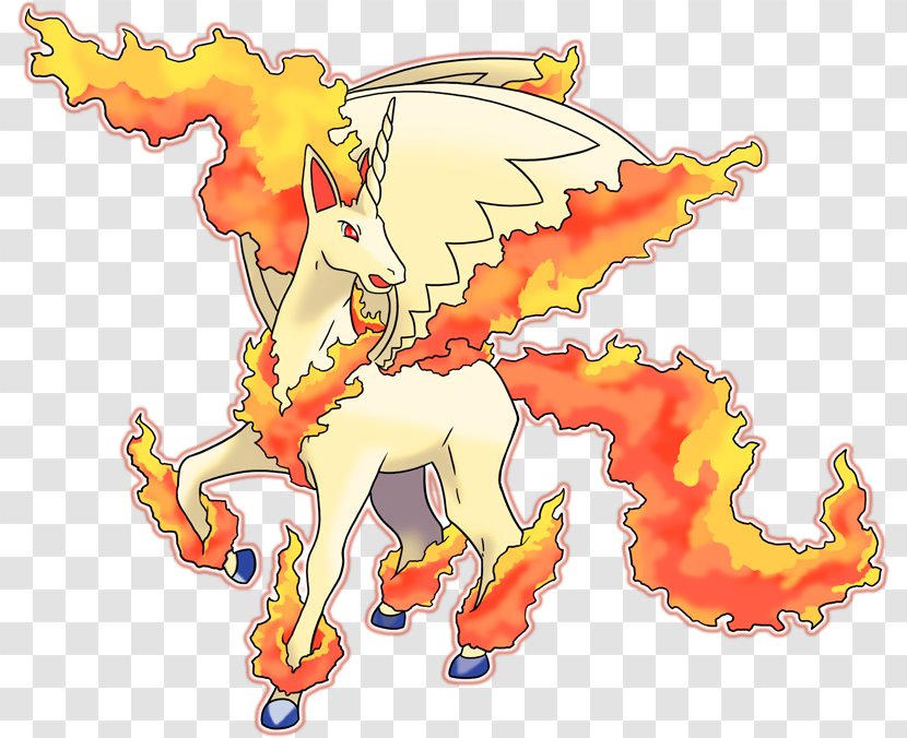 Rapidash Pokédex Pokémon Origins Ponyta - Raticate - Speed Fire Transparent PNG