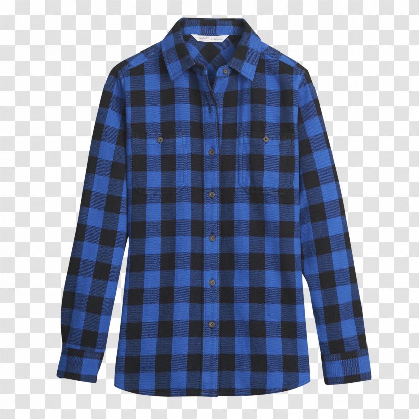 Hoodie Flannel Dress Shirt Tartan - Jacket Transparent PNG