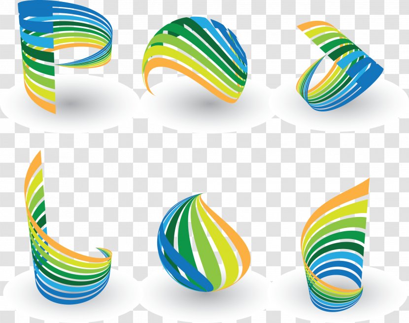 Logo Euclidean Vector - Arc - Colorful Lines Transparent PNG
