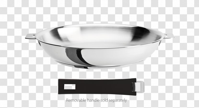 Frying Pan Cookware Non-stick Surface Handle Cristel SAS - Serveware - Stainless Steel Products Transparent PNG