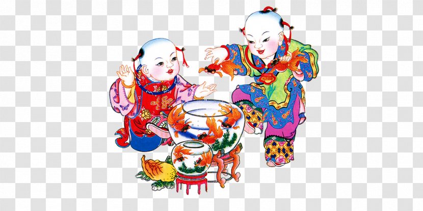 Chinese New Year Picture Happiness Calendar - Culture - China Doll Der Transparent PNG