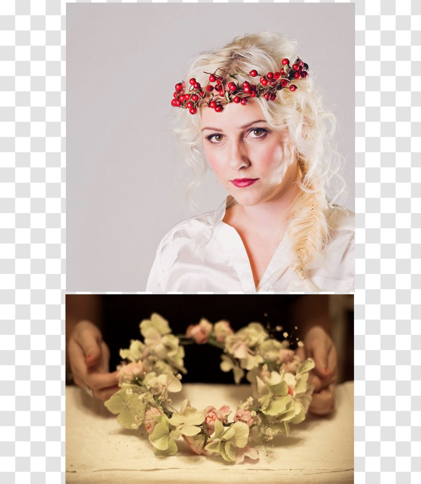 Floral Design Headpiece Crown Flower Bride - Photo Shoot Transparent PNG