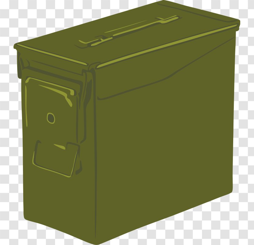 Ammunition Box Clip Art - Rectangle - Army Tank Clipart Transparent PNG