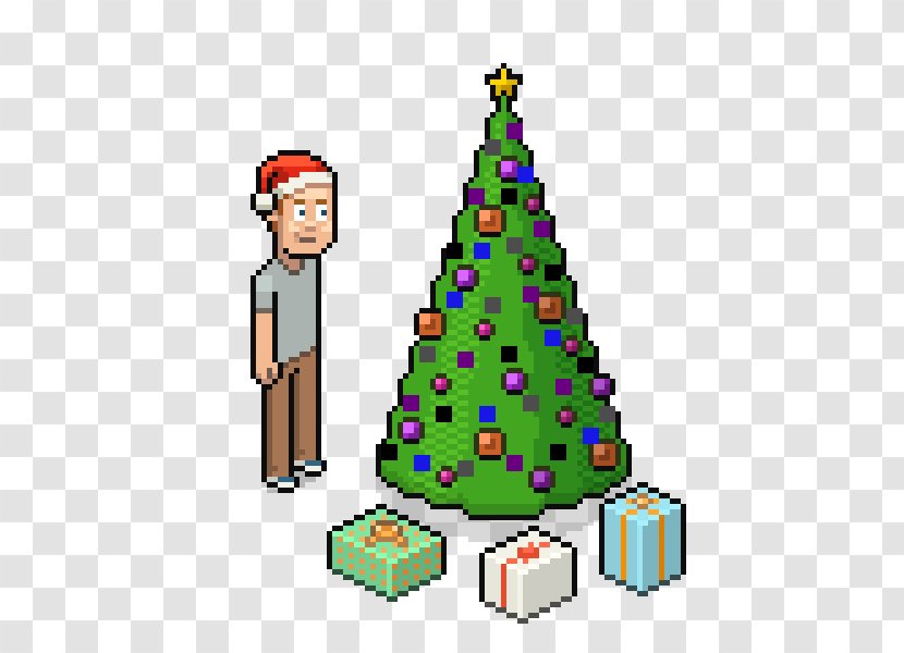 Christmas Tree Day Ornament Pixel Art - Decoration Transparent PNG