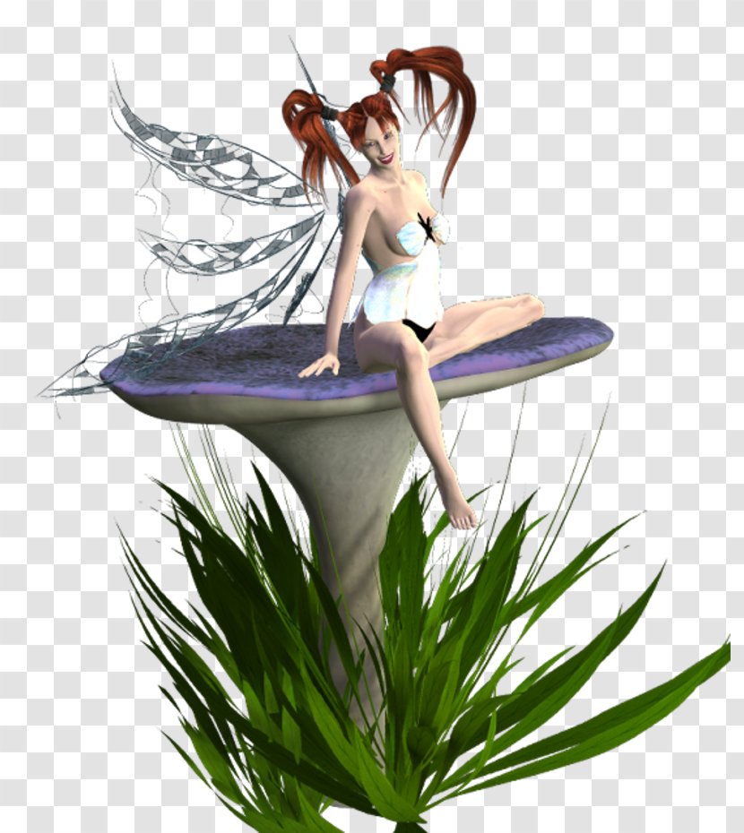 Fairy Insect Plant Figurine - Membrane Winged Transparent PNG