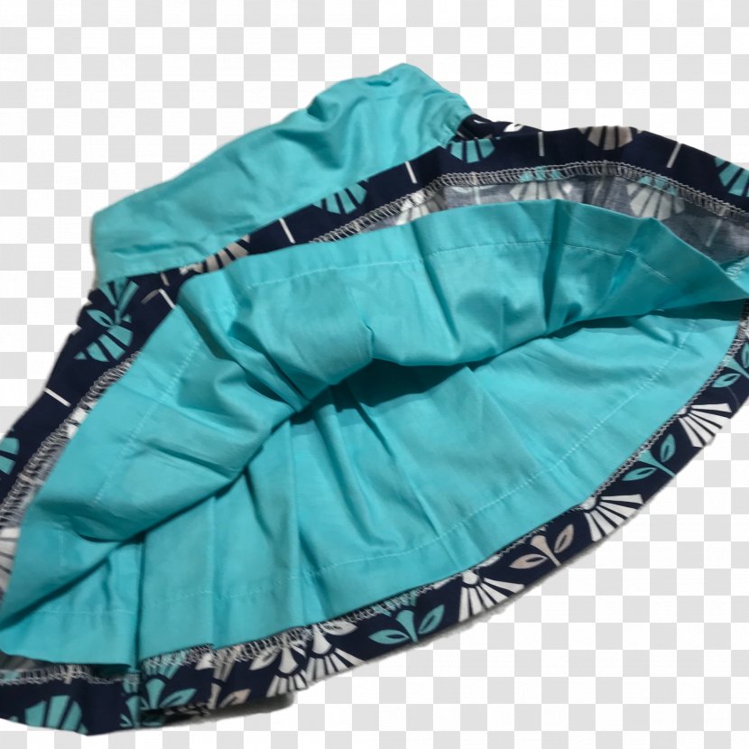 Turquoise - Flowers Skirt Transparent PNG