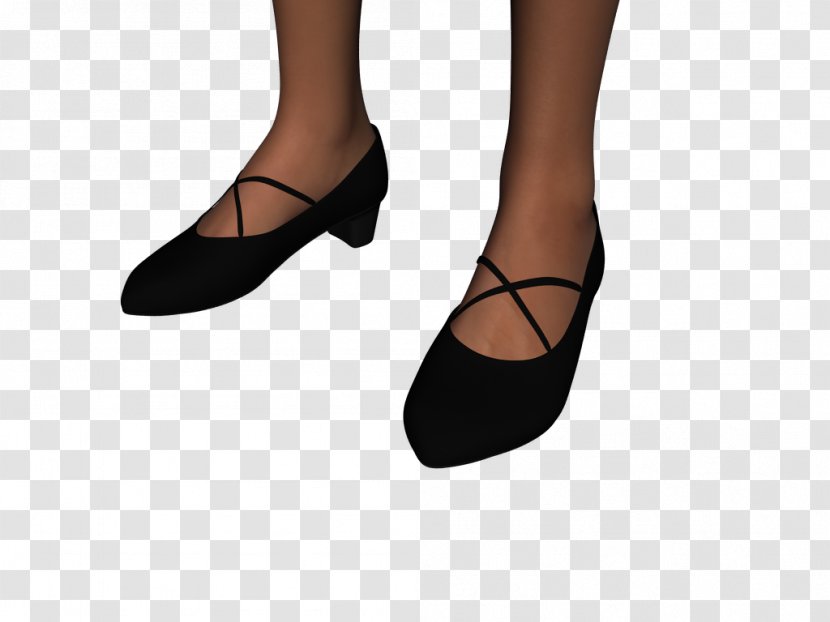 Ballet Flat Ankle High-heeled Shoe Sandal Foot - Frame Transparent PNG