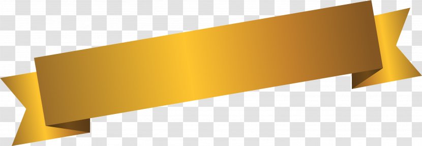 Gold Ribbon Label - Color Transparent PNG