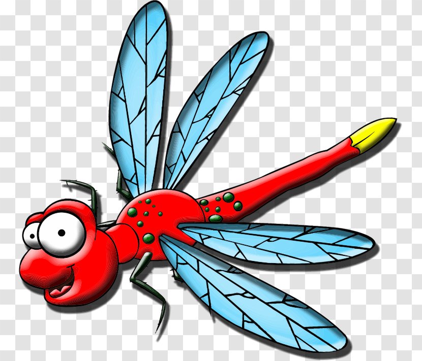 Cartoon Royalty-free Dragonfly Clip Art - Organism Transparent PNG